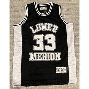 Authentic Classics Kobe Bryant Lower Merion #33 Basketball Jersey Black Size M